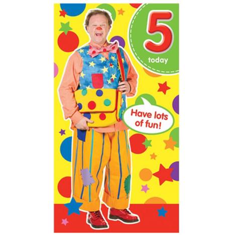 Mr Tumbles Something Special 5 Today 5th Birthday Card £2.45